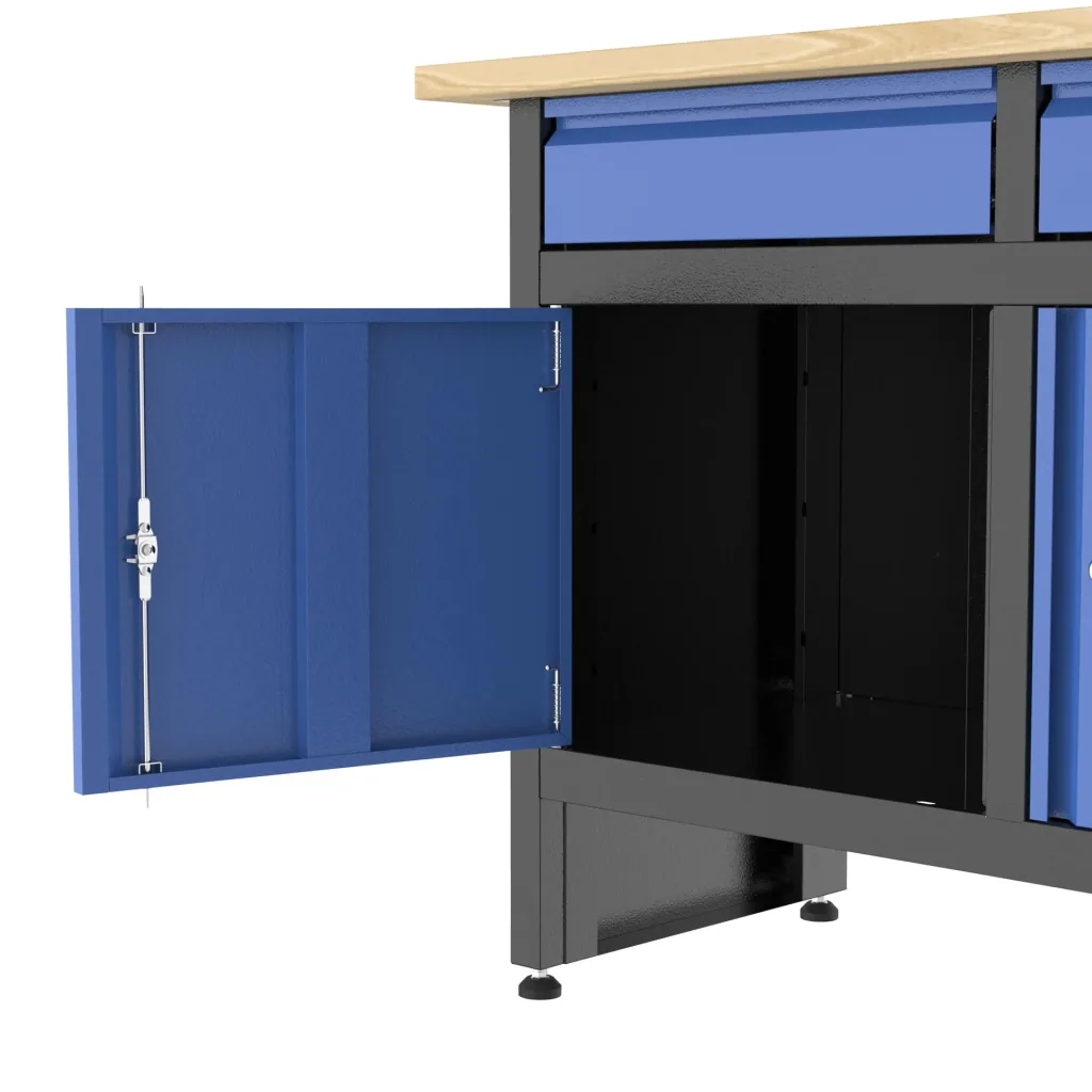 Workbench GW 6/2 XL - with 6 drawers and 2 doors