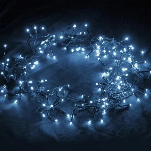 Christmas light chain cold white 7m timer
