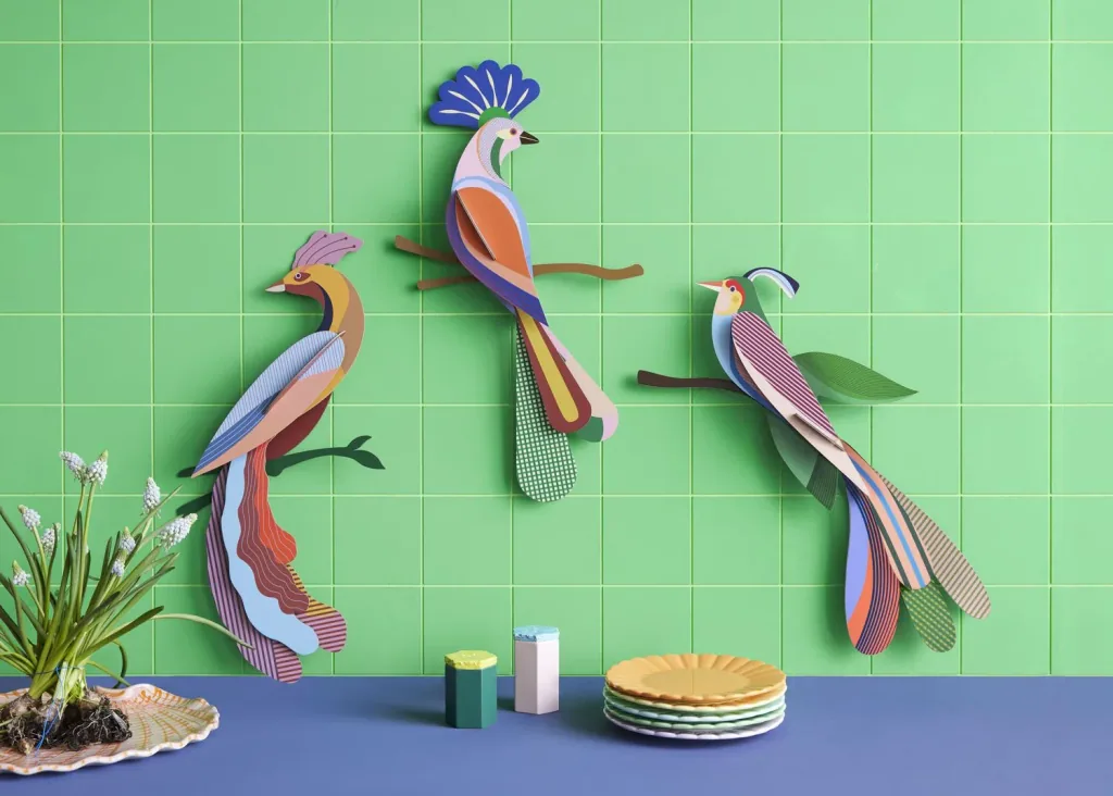 Studio ROOF wall decoration, craft set, 3D wall object - Tinjil