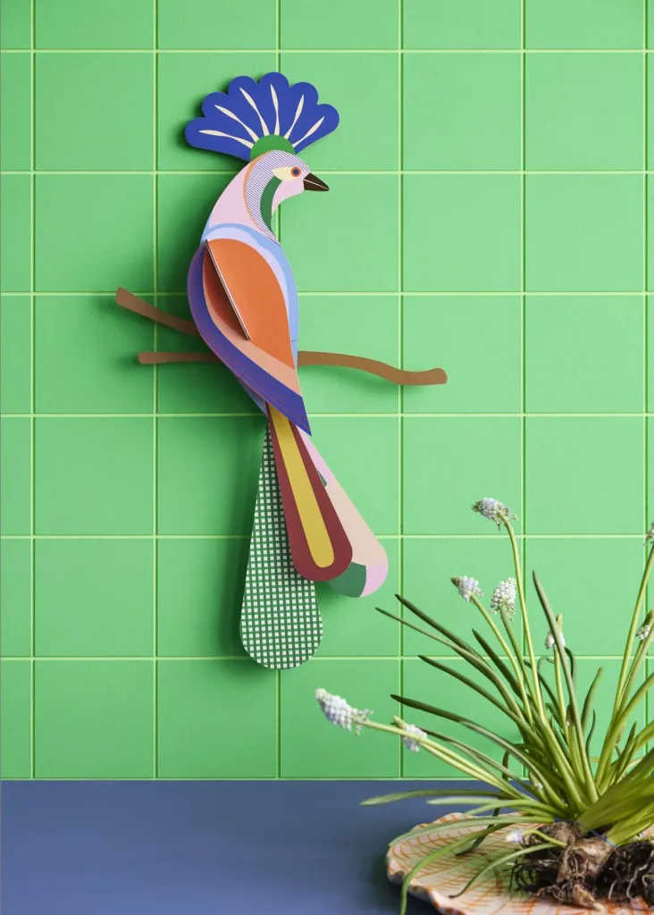 Studio ROOF wall decoration, craft set, 3D wall object - Tinjil
