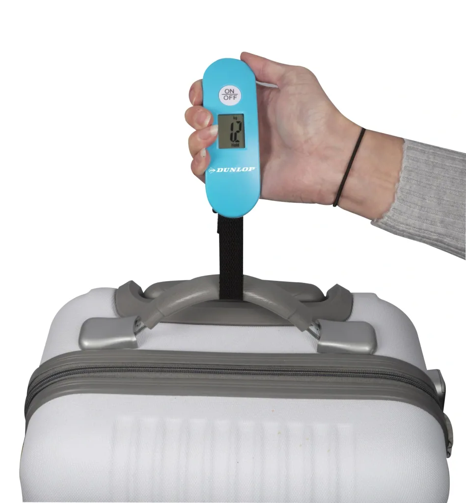 Luggage scale, maximum 40 kg, color-sorted