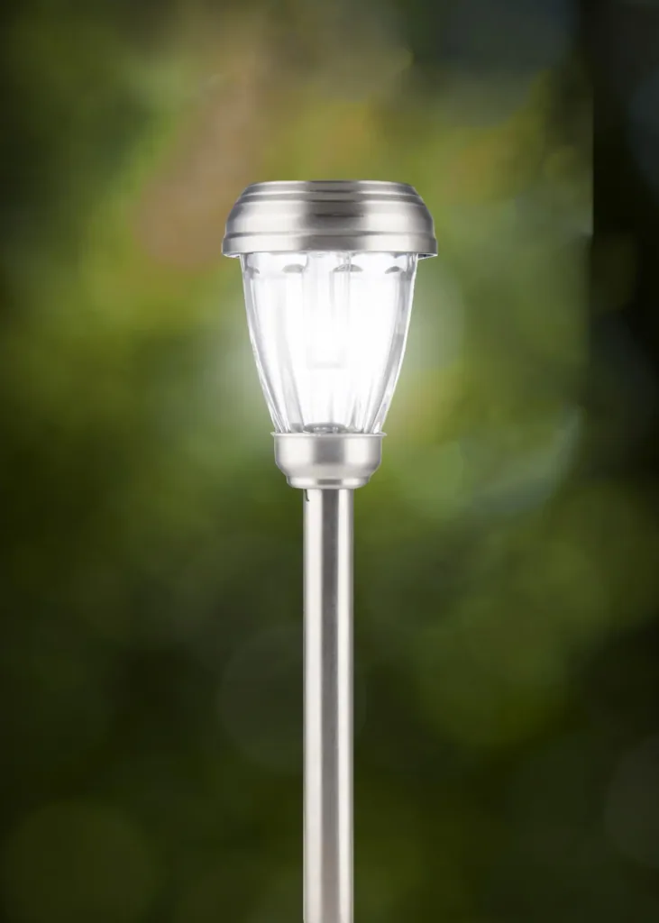 Solar LED path lights - 4 pieces
