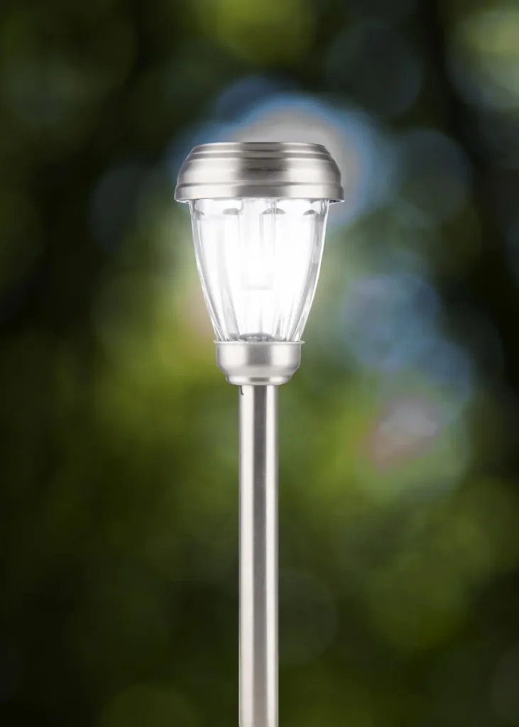 Solar LED path lights - 4 pieces