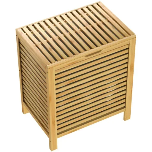 Bamboo laundry basket 62l