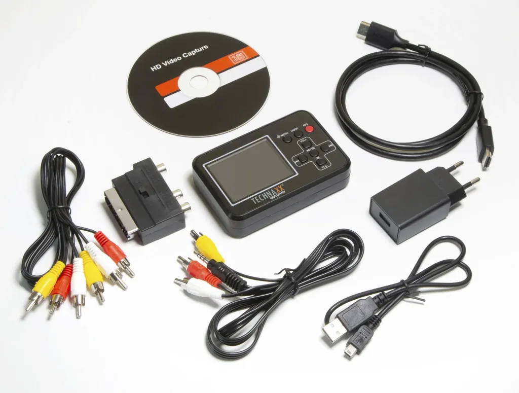 Video digitizer with display and battery