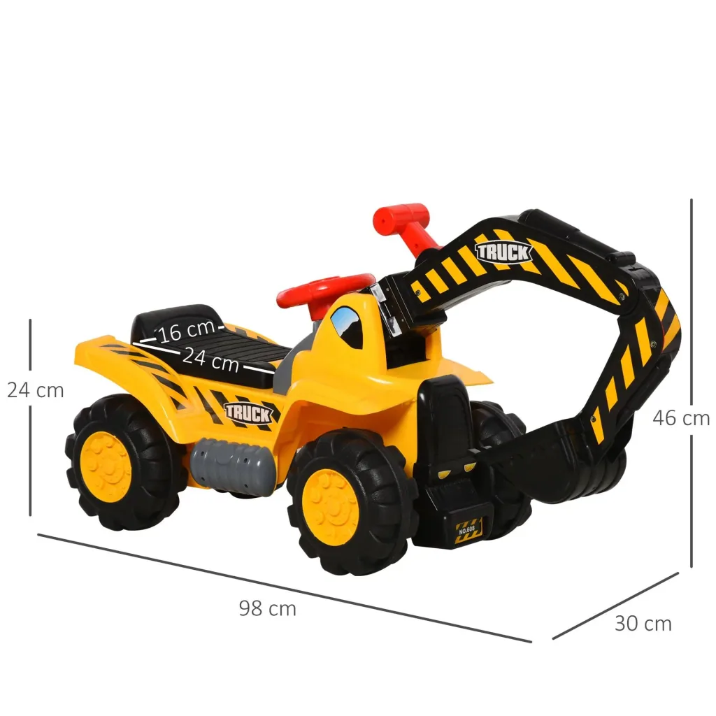 Digging machine for children's toys