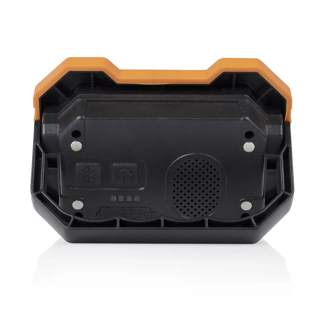 LED work light with Bluetooth speaker