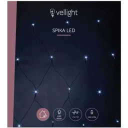 Vellight Net Lighting - 2x2m - 144 LEDs - Cool White - Indoor and Outdoor