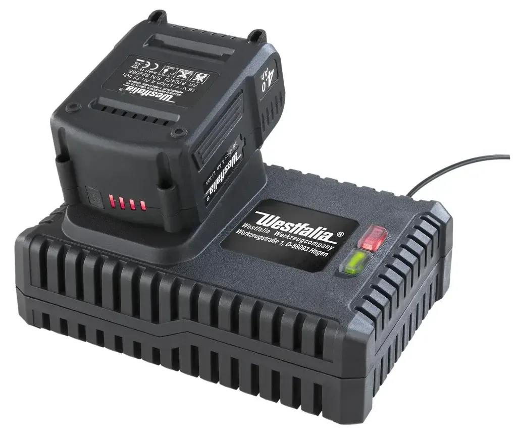 Starter set 18 Volt Li-Ion family: 1 x battery 2.0 Ah + 1 x quick charger