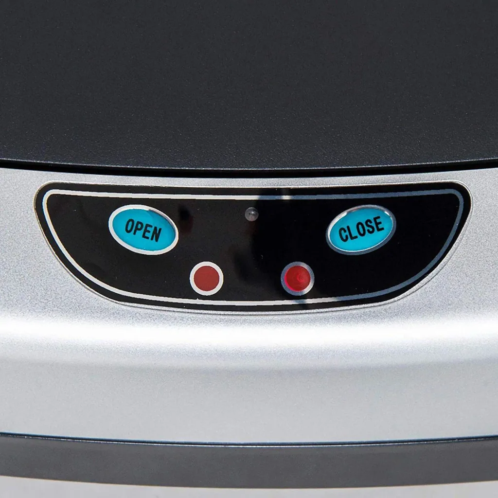 Automatic trash can with infrared sensor 48L silver
