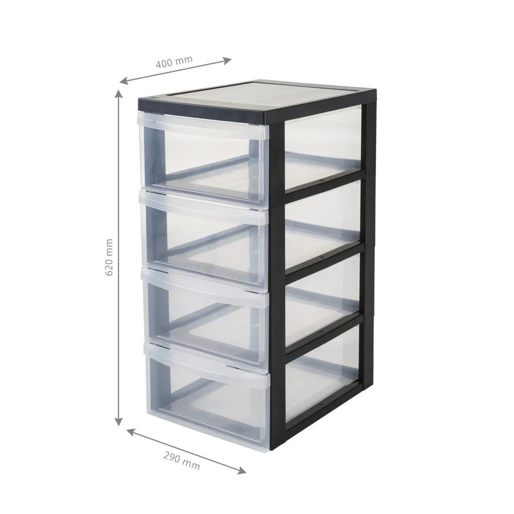 Mobile container DC-005 with 4 medium drawers