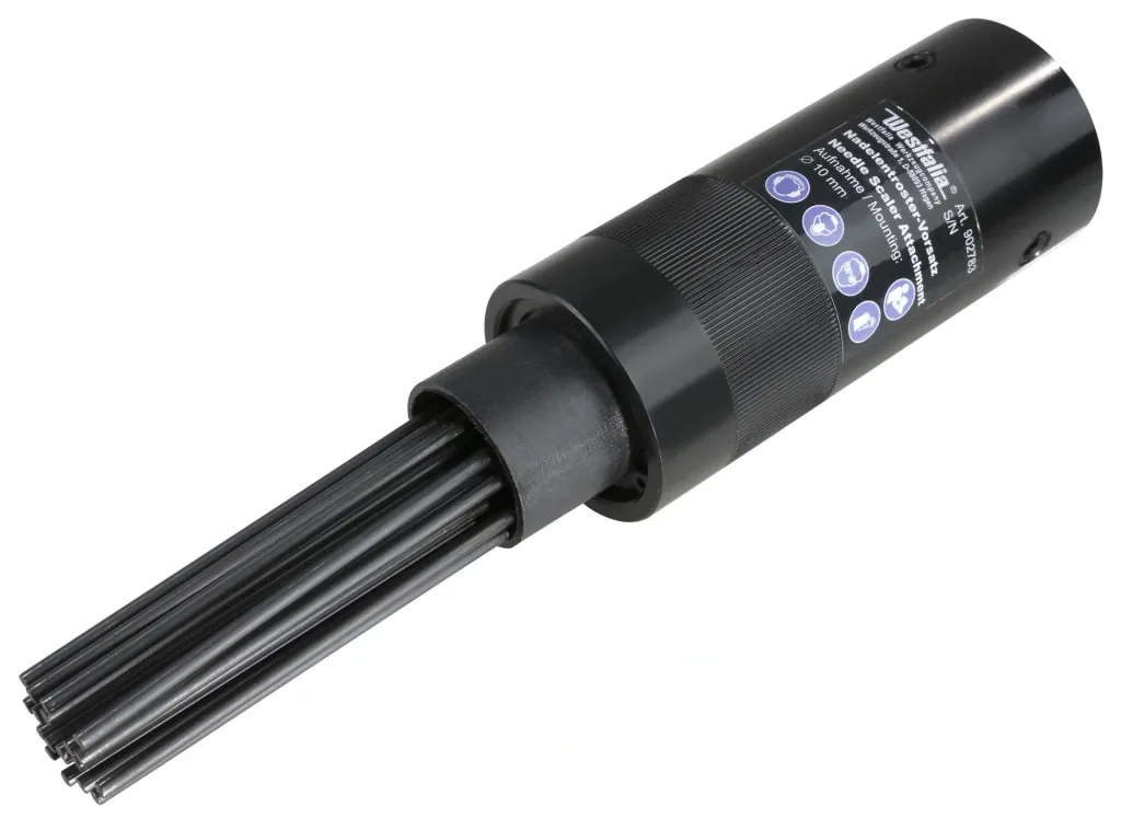 Pneumatic needle impactor attachment