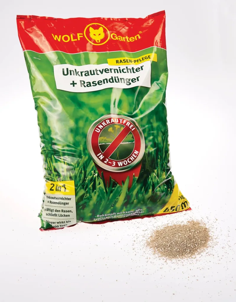 2-in-1 weed killer plus lawn fertilizer SQ450