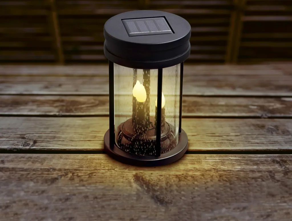 Solar light 3in1 with flame effect