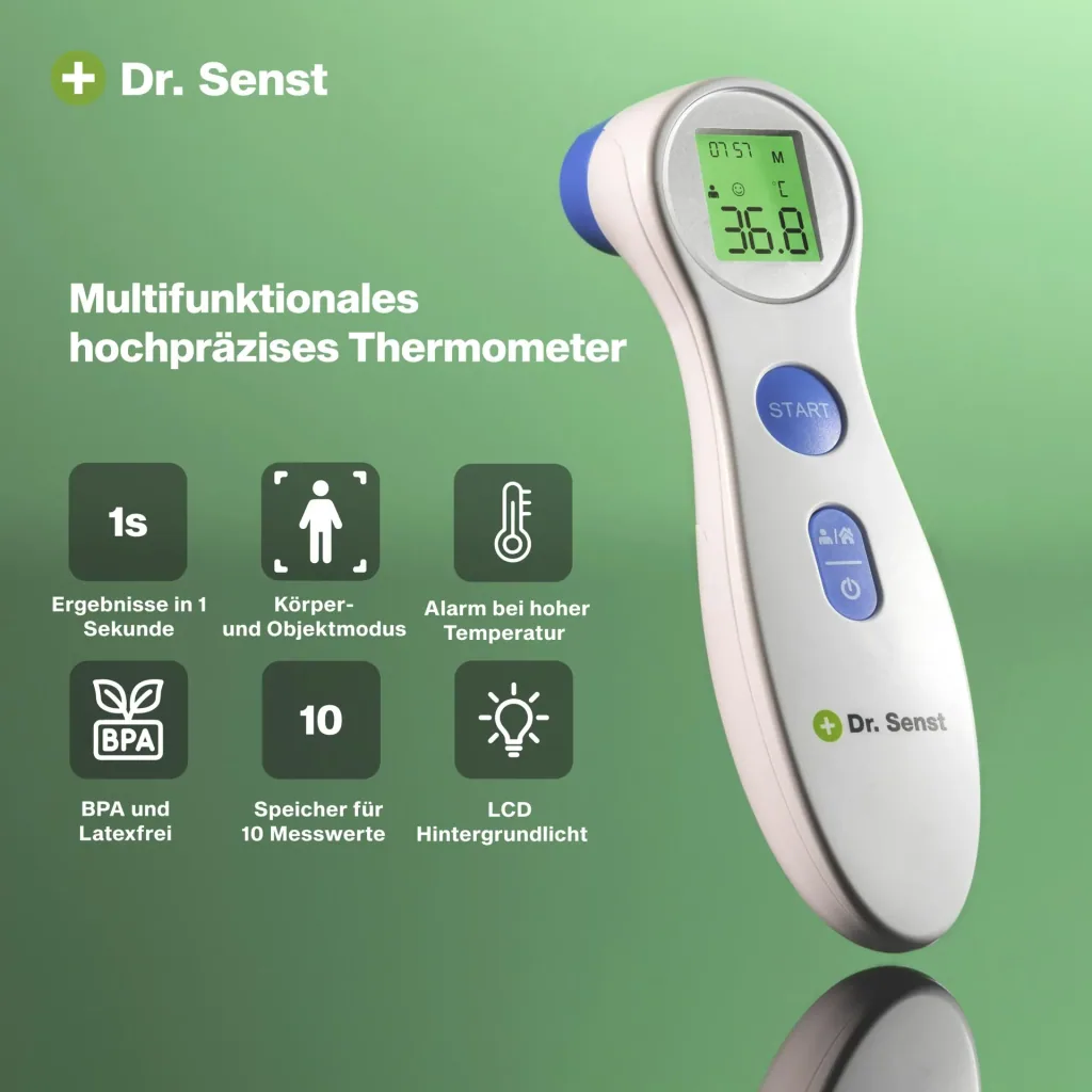 Infrared forehead thermometer