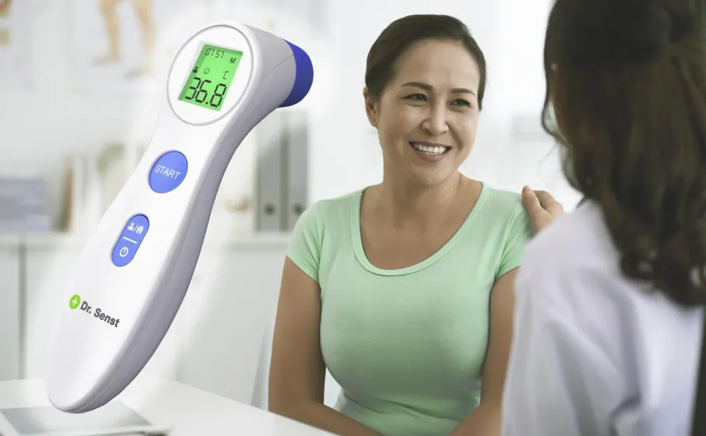 Infrared forehead thermometer
