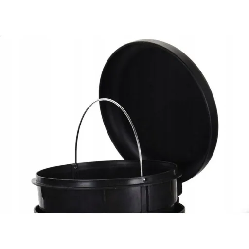 Excellent Houseware Pedal Bin - Waste Bin with Pedal - 30 L - 30 x 64 cm - Black