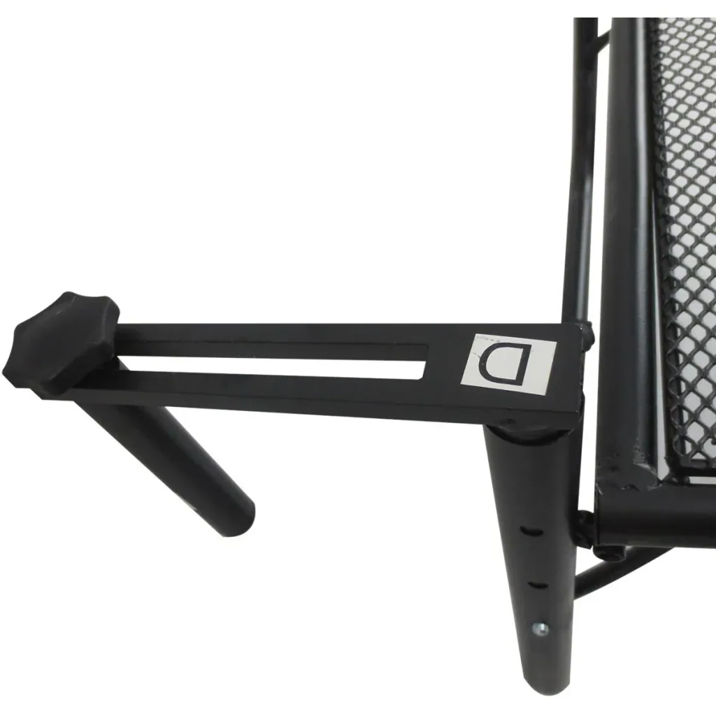Height-adjustable balcony hanging table