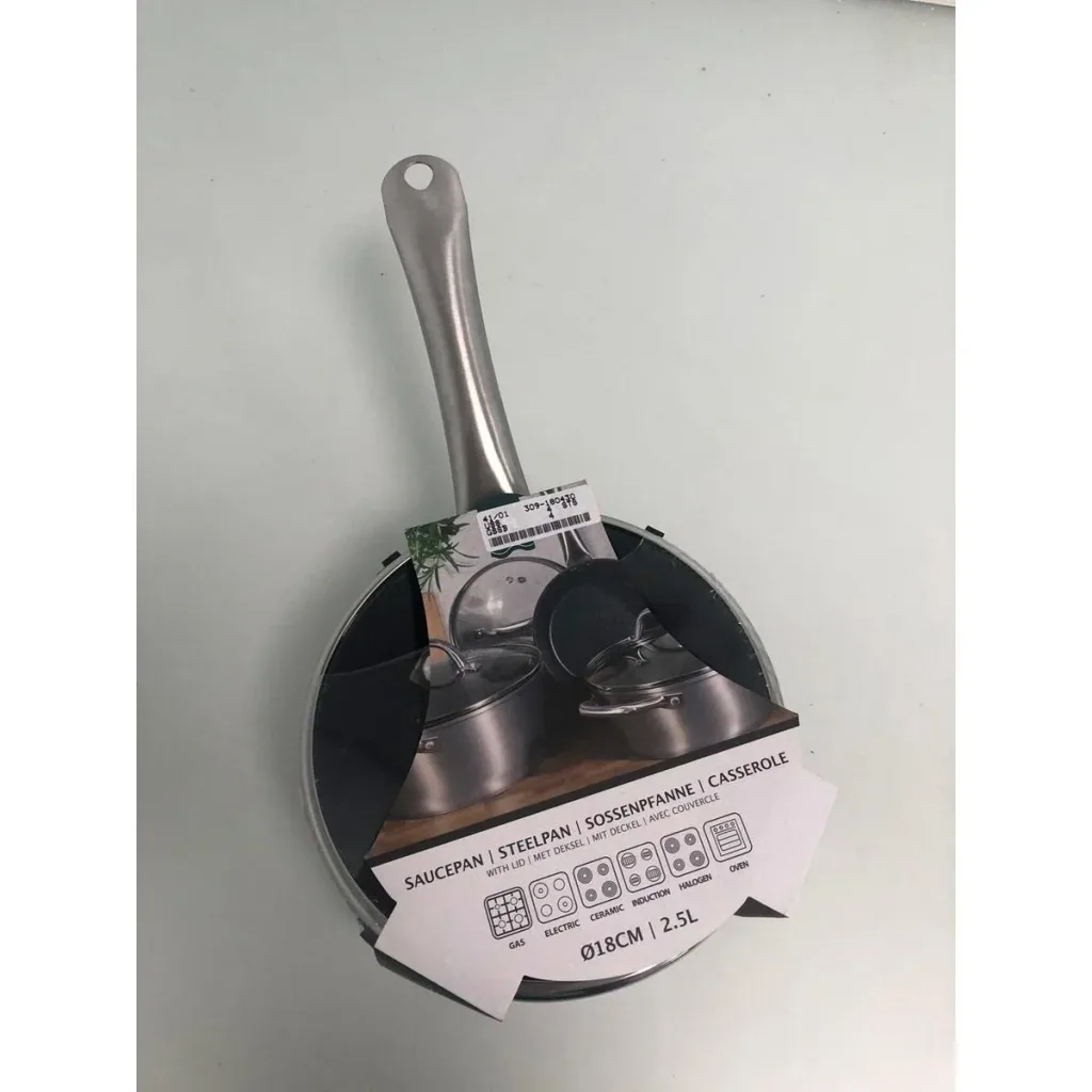Cooking pot - 18 cm - Silver