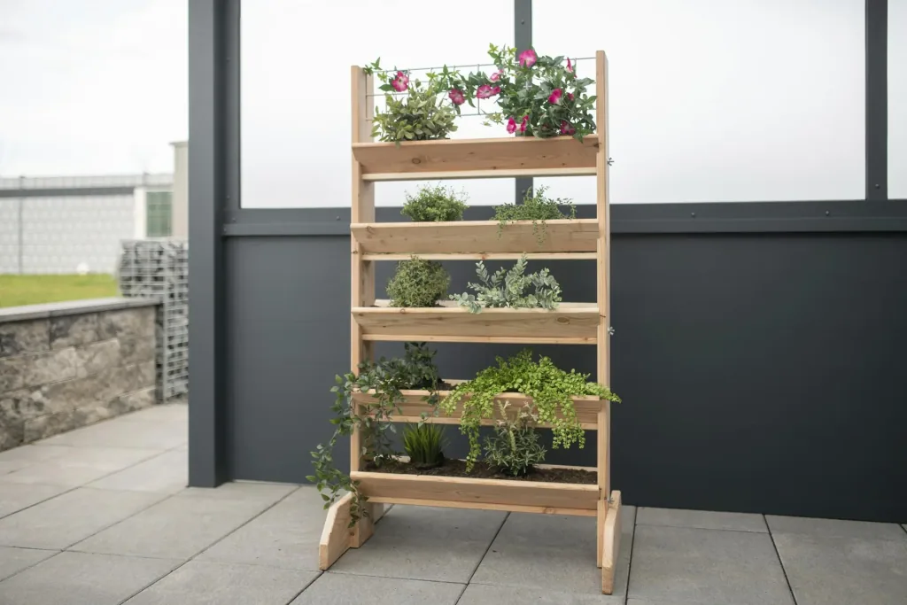 Premium herb rack XL with trellis