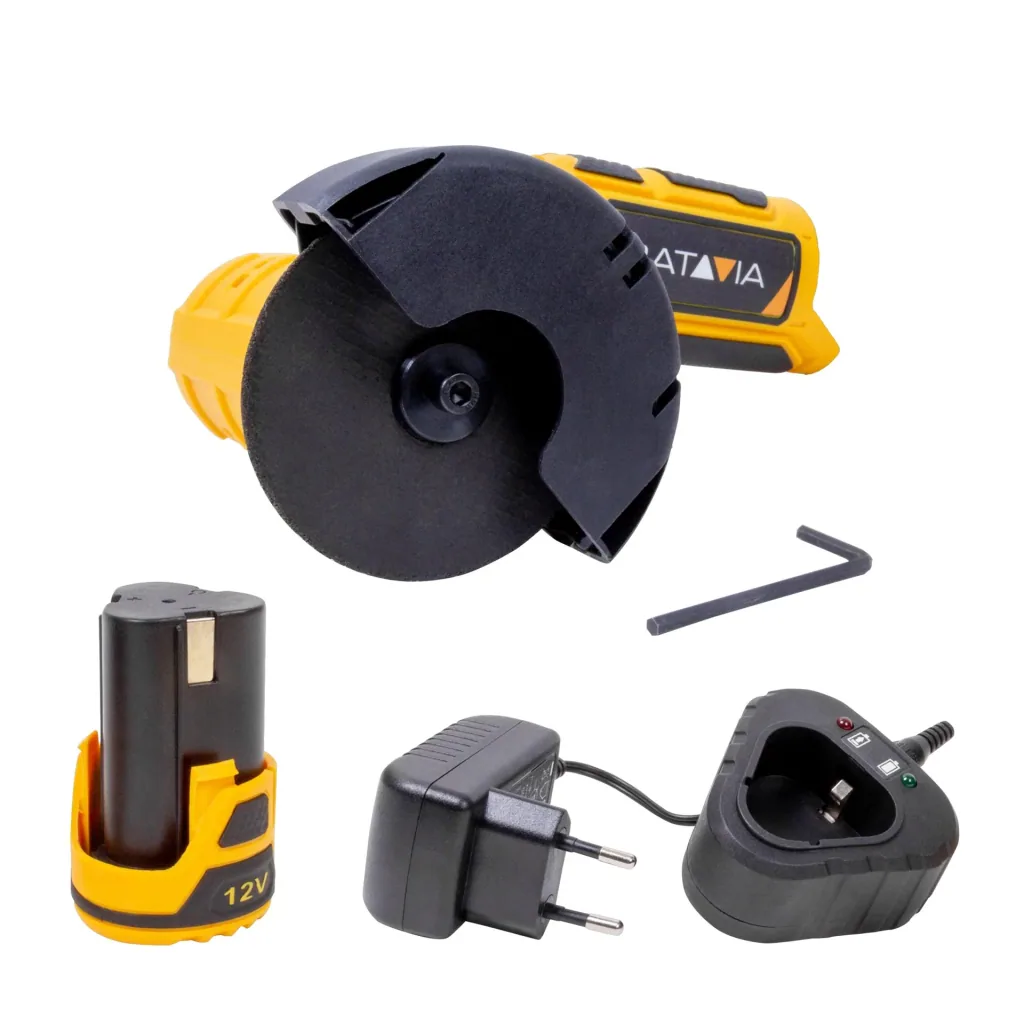 12V angle grinder 76mm (without battery and charger)