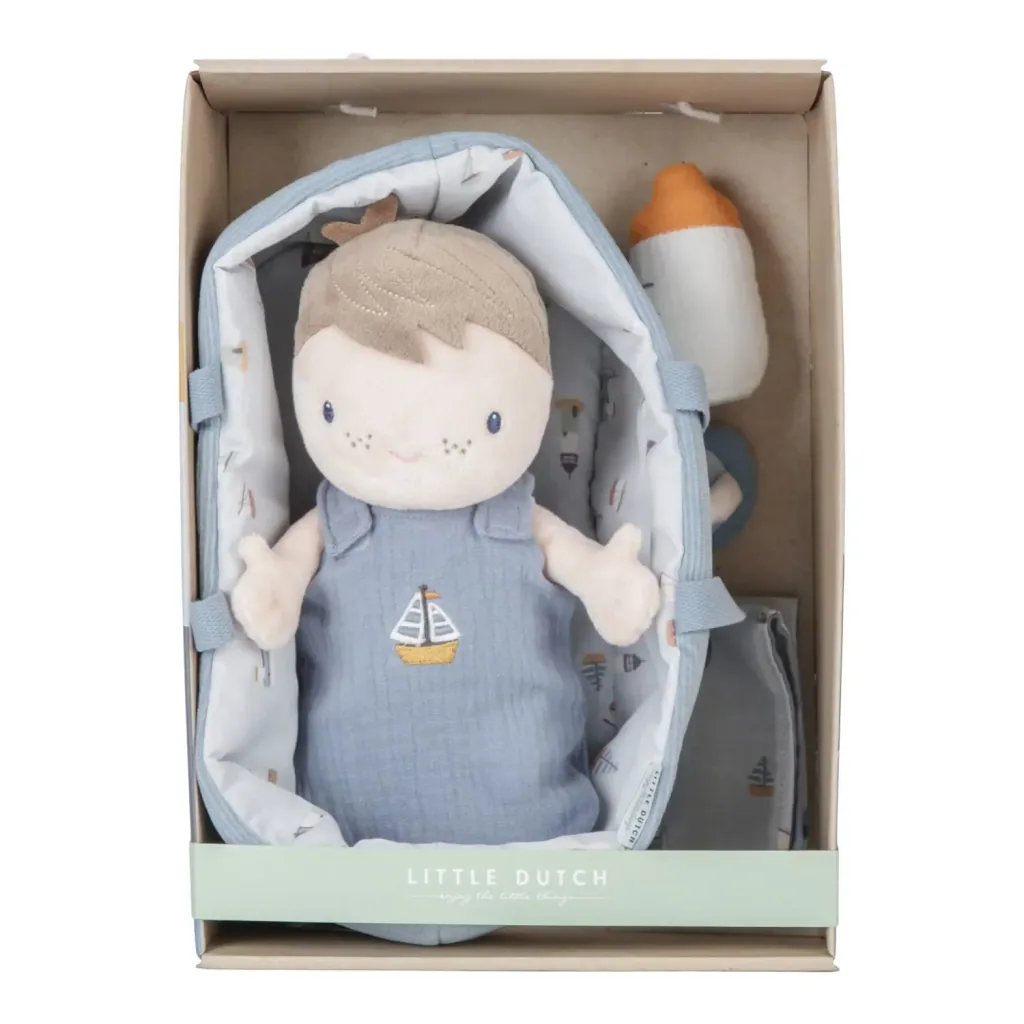 Little Dutch Babypuppe, Stoffpuppe - Jim, zum Kuscheln und Pflegen