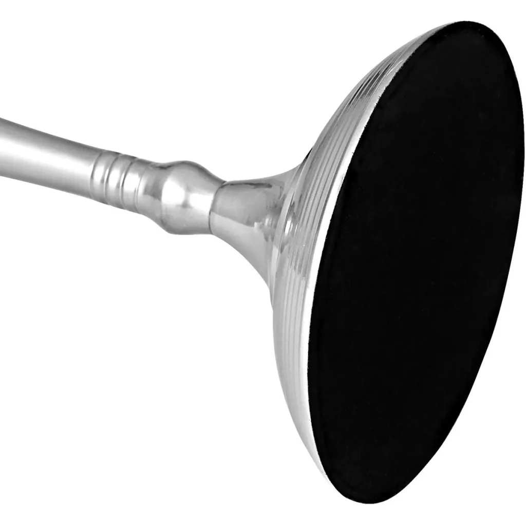 Candlestick silver aluminum nickel-plated 60cm 5-armed
