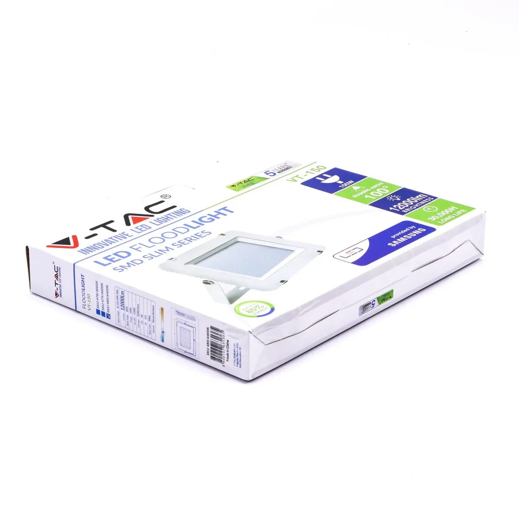VT-150-W LED floodlight - 150 W - 12000 lumens - 4000K - white