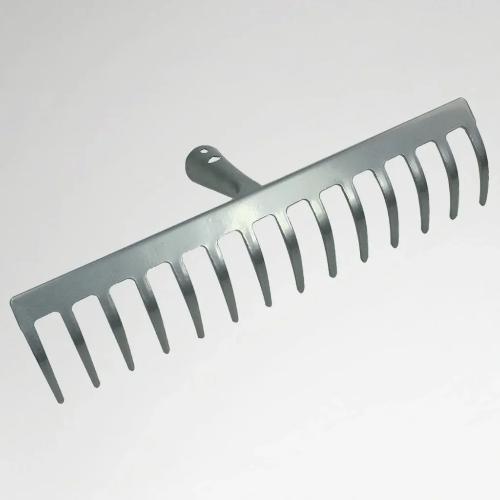 Leaf rake/ garden rake with 14 tines