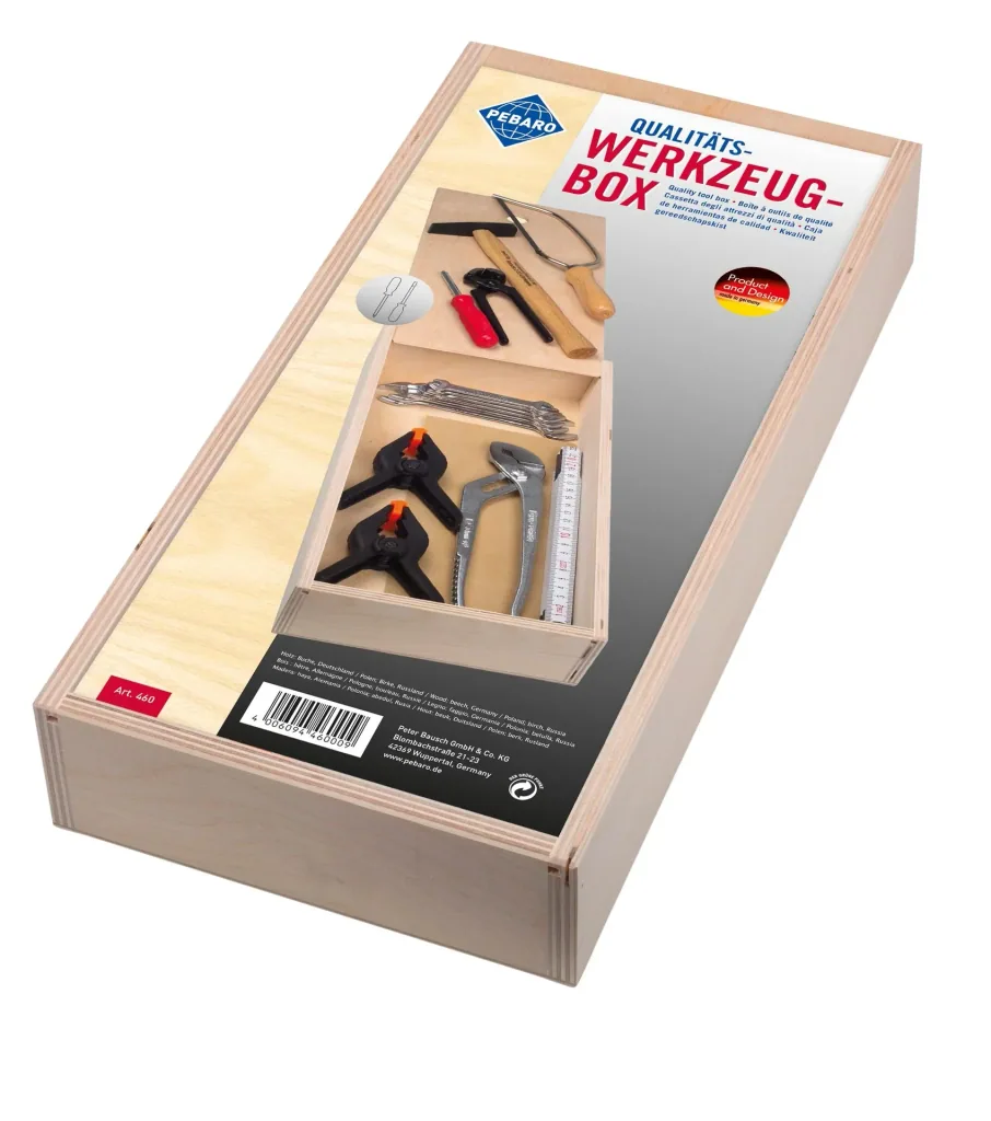 Quality tool box, 16 pieces