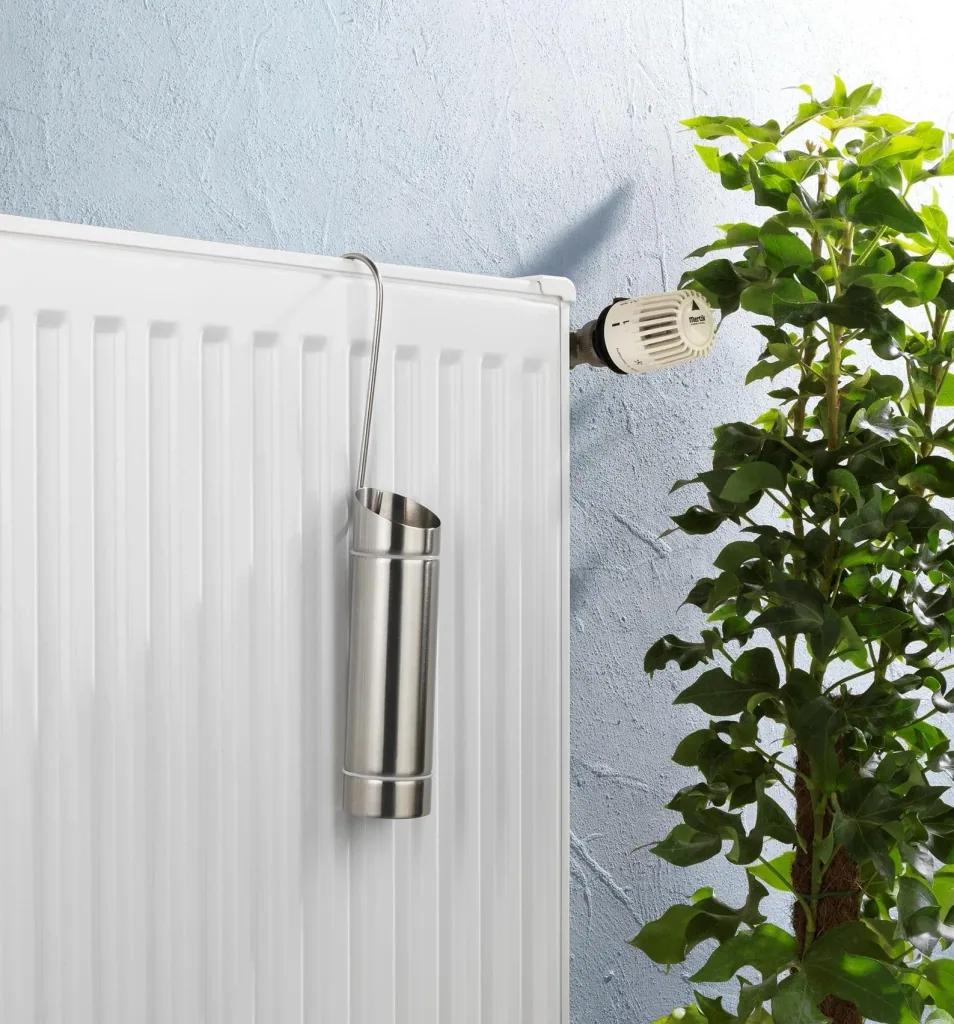 Humidifier for radiators, made of stainless steel, set of 2