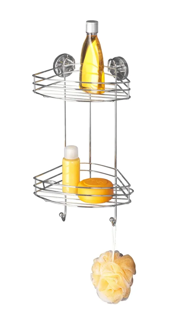 Wall shelf with 2 shelves