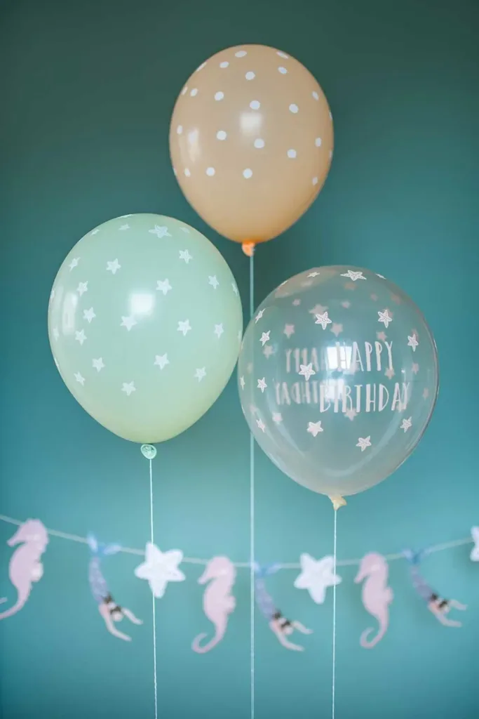 Ava & Yves Balloons Mermaid Natural rubber