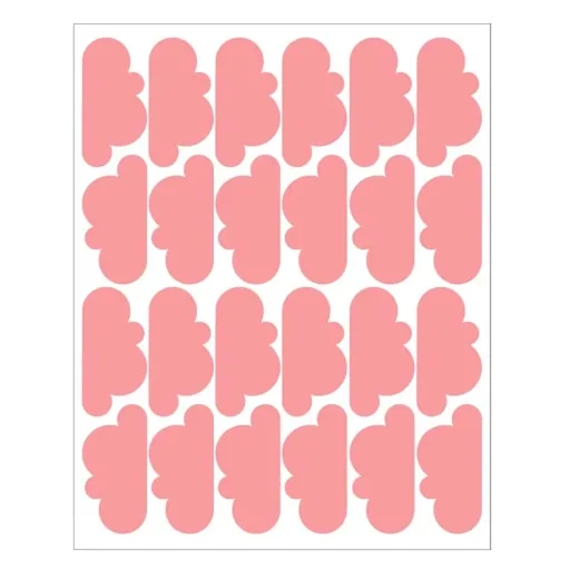 Tresxics Wall sticker clouds red