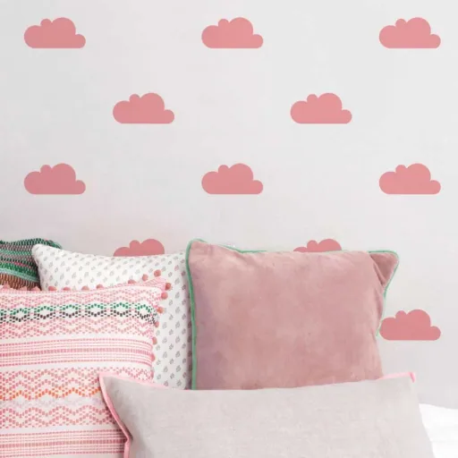 Tresxics Wall sticker clouds red