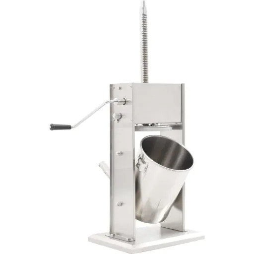 Sausage filler 10 L stainless steel manual silver-colored
