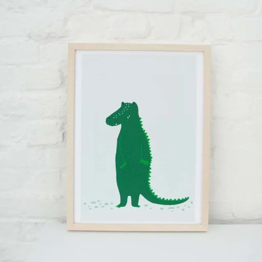 Trixie children's poster crocodile