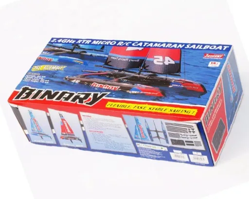 Binary Mini Catamaran Segelboot 2.4G RTR rot
