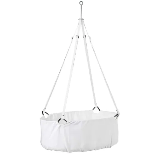 Leander baby cradle beige white