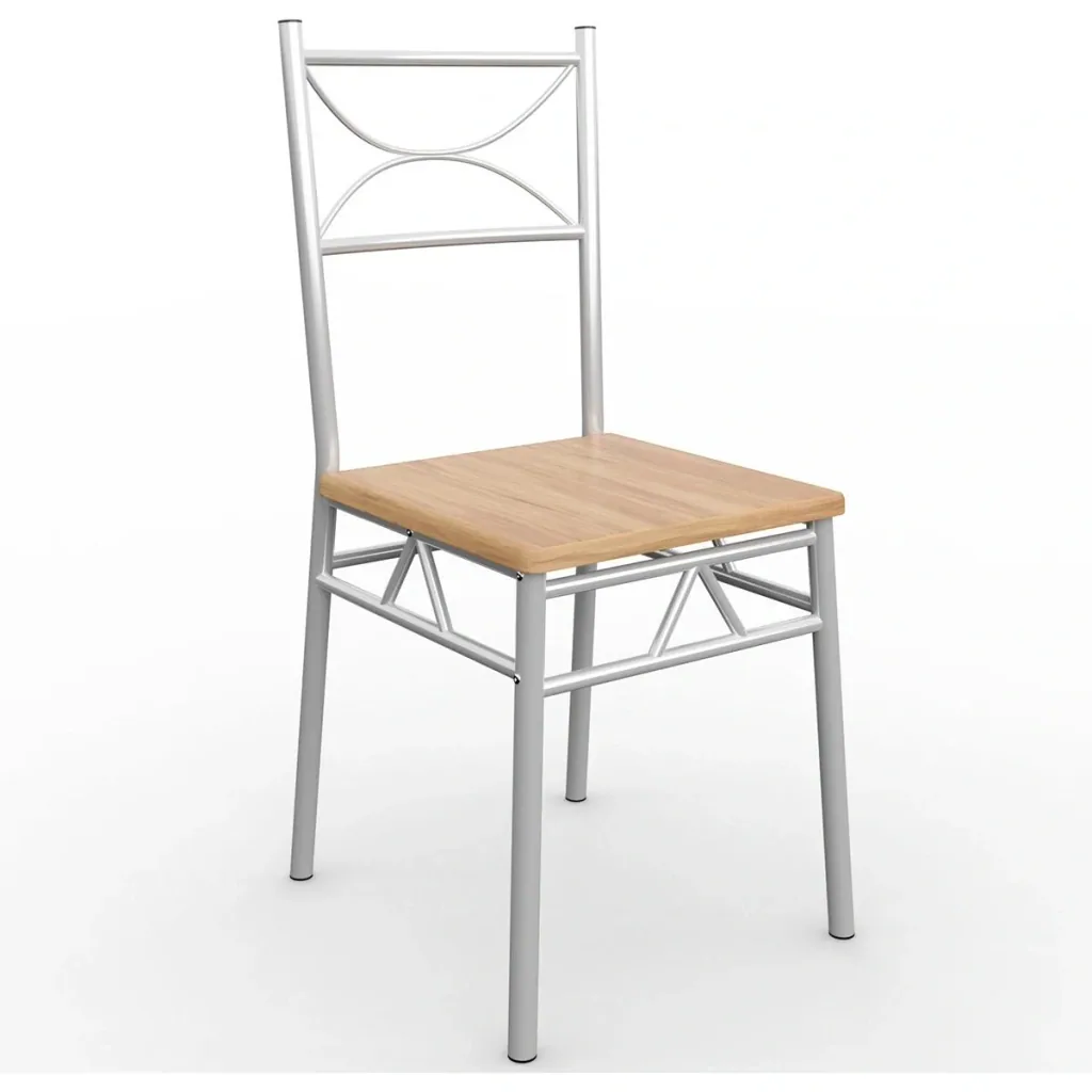 5-piece lounge set "Paul" - dining table + 4 chairs - beech