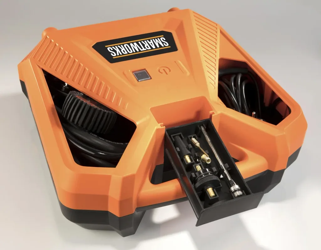 Compressor "Air Box" 1100 Watt + Free credit card multi-tool
