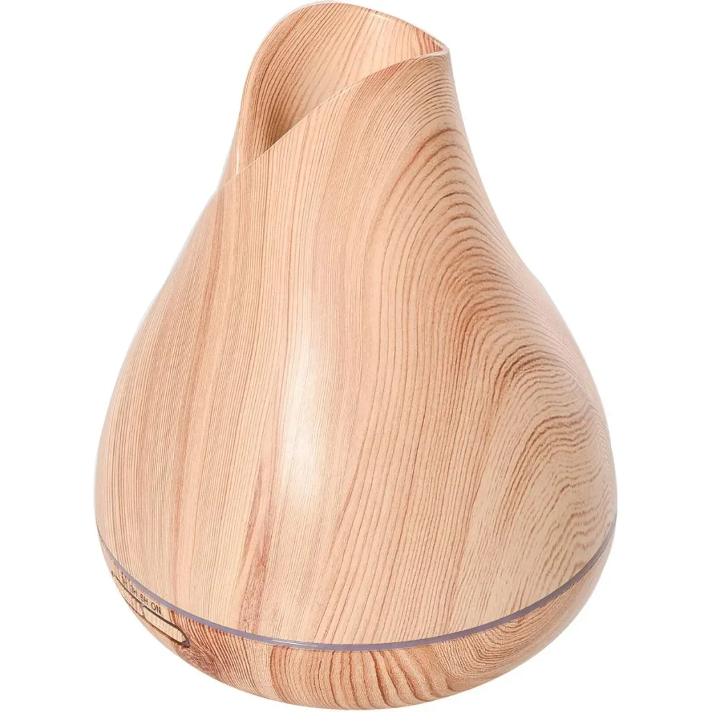 Aroma diffuser for essential oils with LED natural