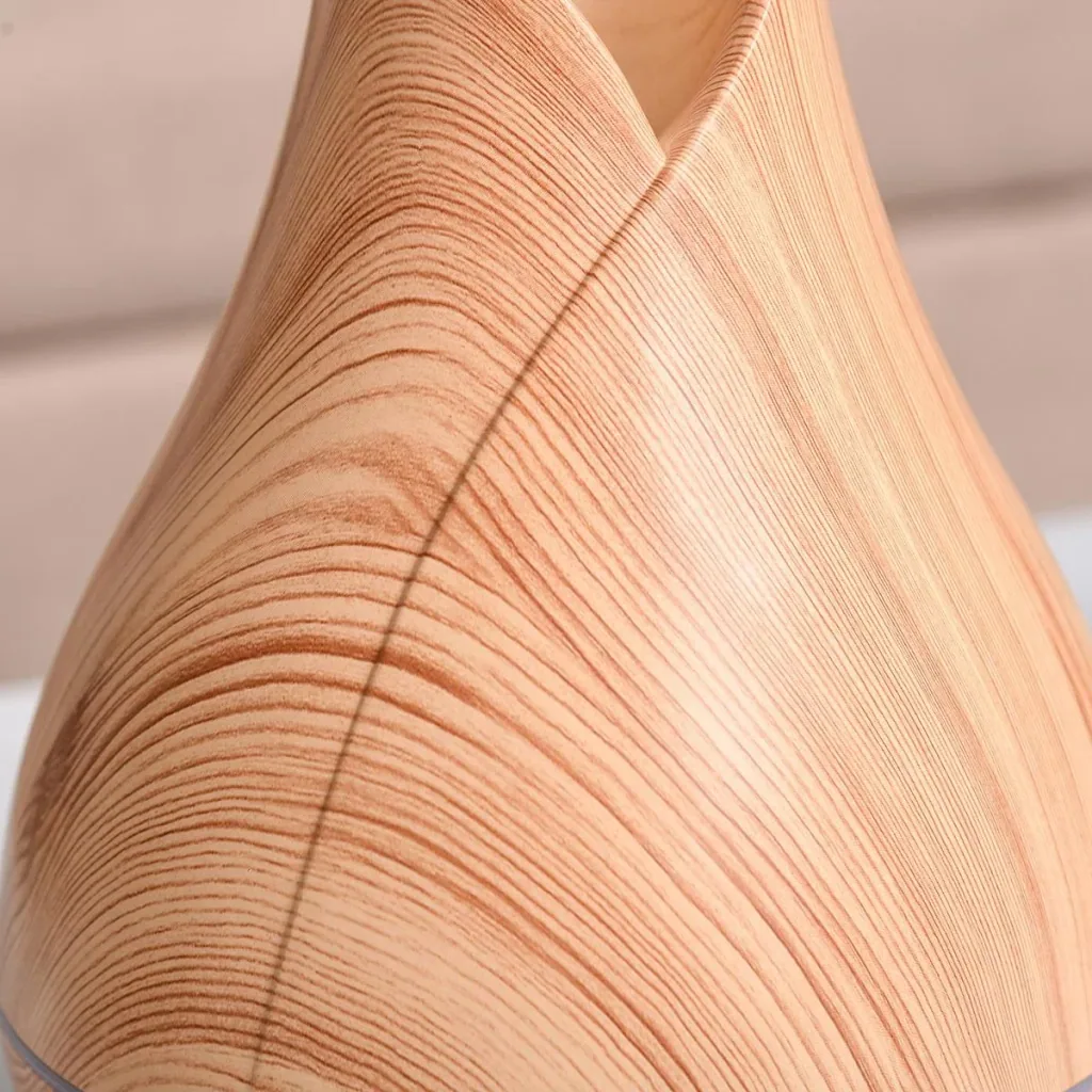 Aroma diffuser for essential oils with LED natural