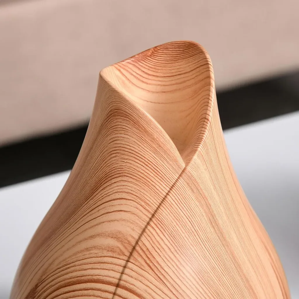 Aroma diffuser for essential oils with LED natural