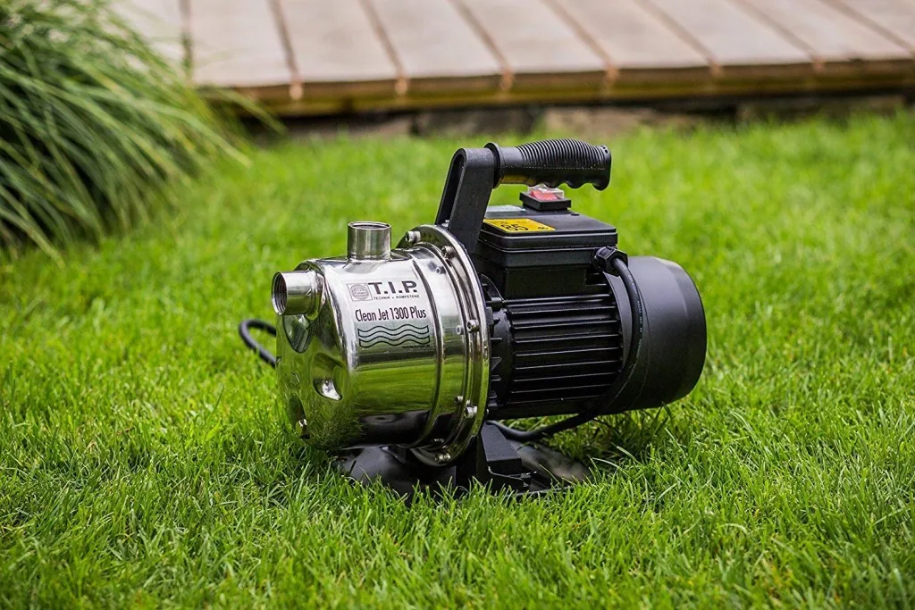 Garden pump stainless steel Clean Jet 1300 Plus with 4 m suction fitting, up to 4,400 l/h flow rate