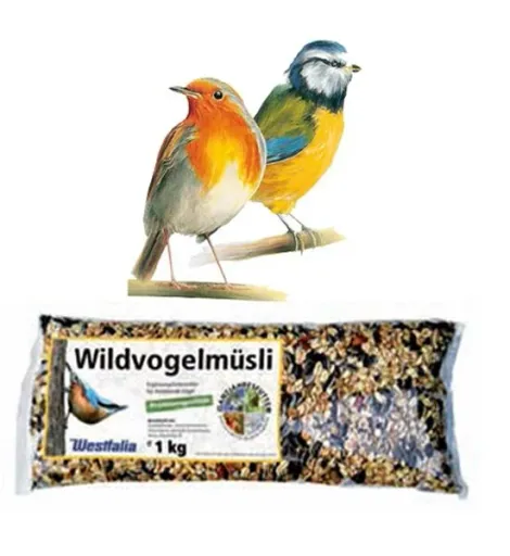 Sweden bird feeder set with litter feed 1 kg