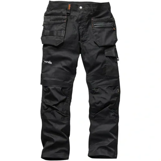 Trade Flex work trousers, black 36L