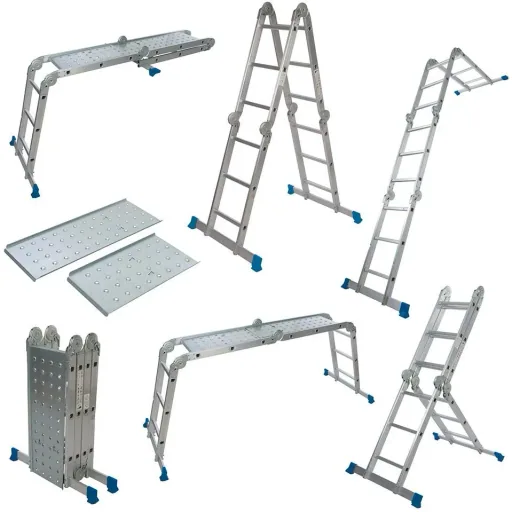 Multifunctional ladder with platform 3.6 m (12 rungs)