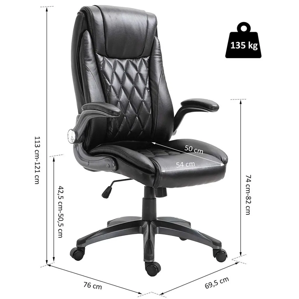 Office chair with rocking function