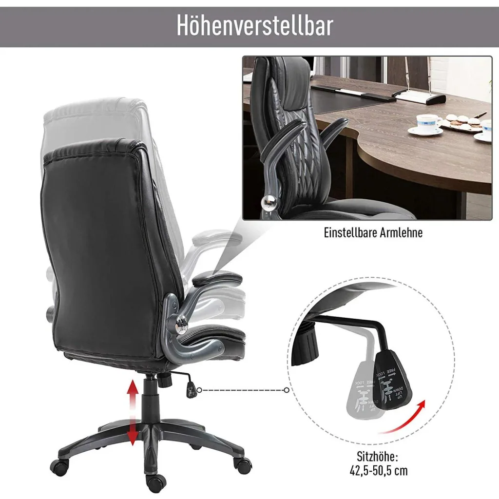 Office chair with rocking function